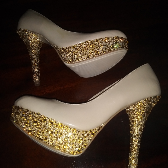 Platform Custom design Crystal shoes - Picture 14 of 17